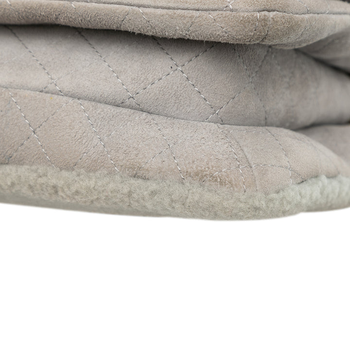 Chanel Matelassé Shearling Chaîne à rabat Matière naturelle