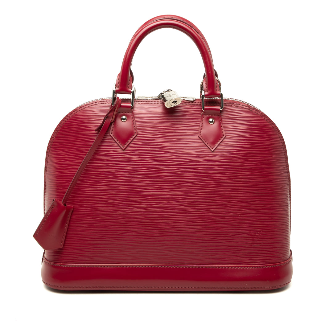 Louis Vuitton Alma PM Épi Rouge – vue principale – GABY PARIS