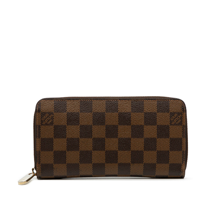 Louis Vuitton Damier Ebene Zippy Portefeuille long