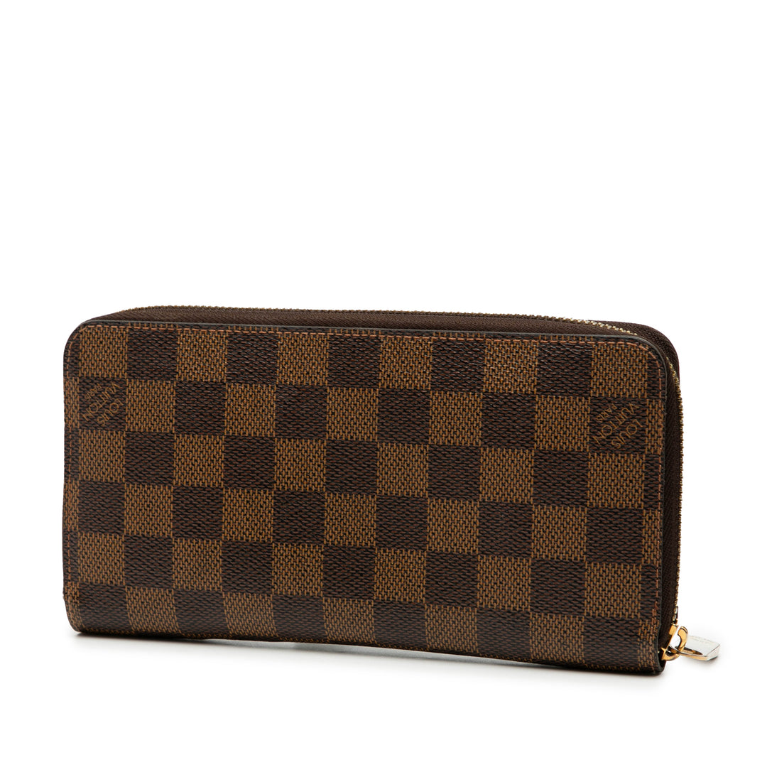 Louis Vuitton Damier Ebene Zippy Portefeuille long