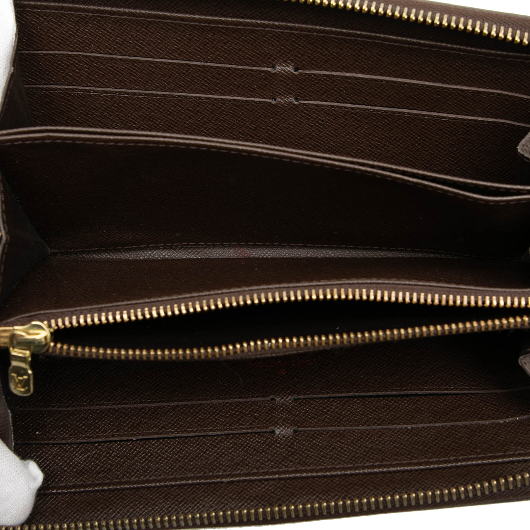 Louis Vuitton Damier Ebene Zippy Portefeuille long