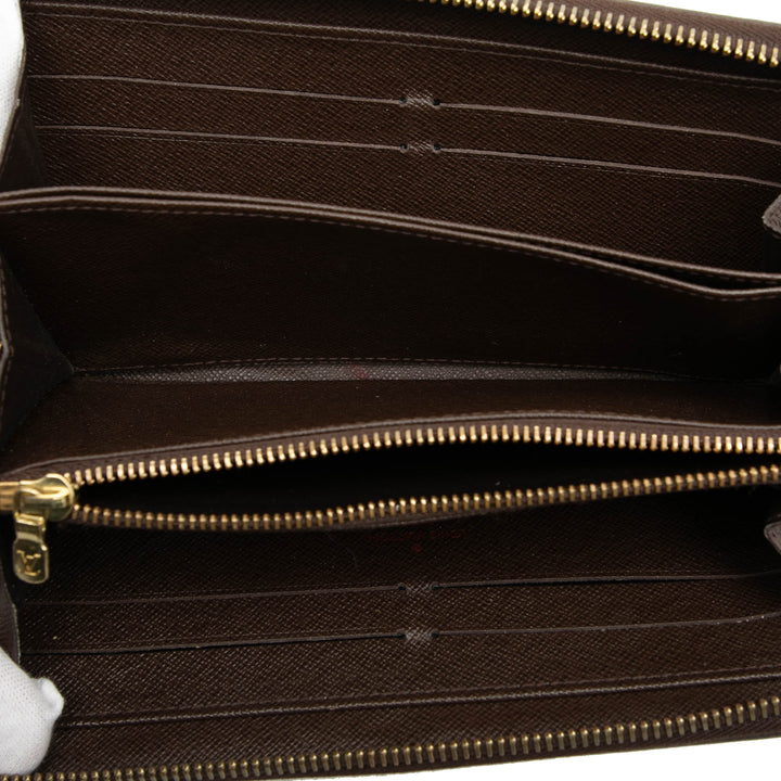 Louis Vuitton Damier Ebene Zippy Portefeuille long