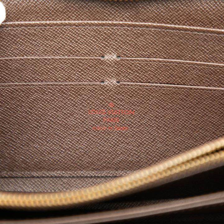Louis Vuitton Damier Ebene Zippy Portefeuille long