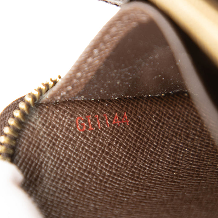 Louis Vuitton Damier Ebene Zippy Portefeuille long