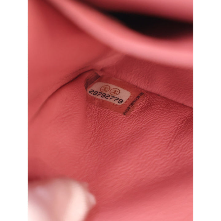 Chanel Ceinture Matelassé vieilli Reissue 2.55 à rabat Cuir de veau Rose – vue 7 – GABY PARIS