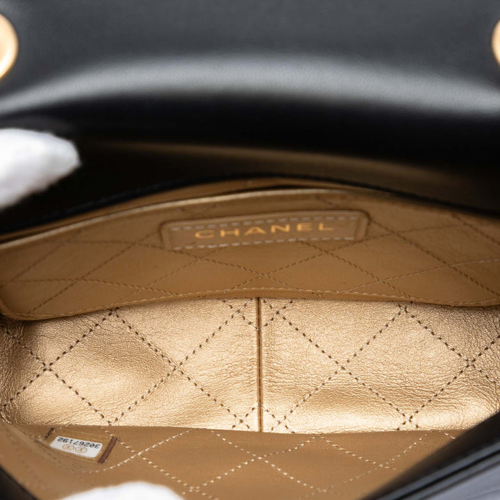 Chanel Cuir d’agneau Lucky Charms à rabat Sac porté croisé