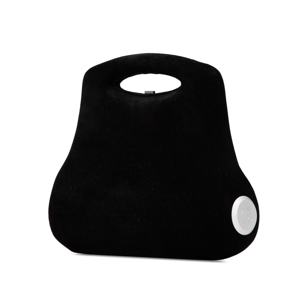 Suede Millennium 2005 Hard Case Hip Bag Black - Gaby Paris