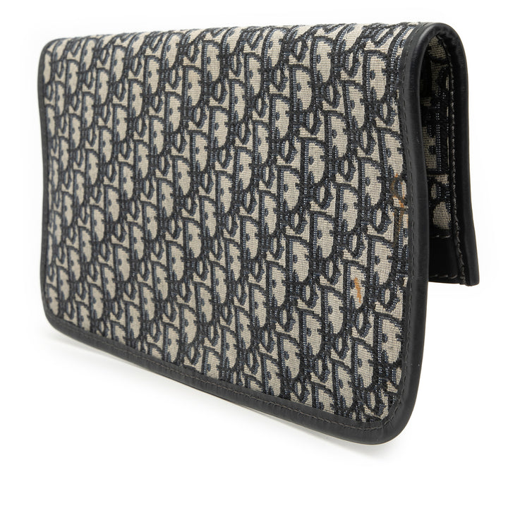Dior Oblique Toile Fold Over Pochette