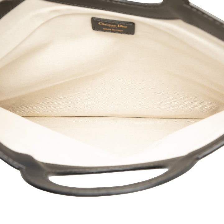 Dior Oblique Toile Fold Over Pochette