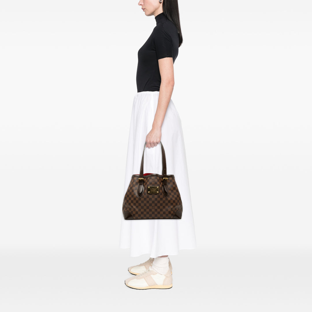 Louis Vuitton Hampstead MM Damier Ébène Marron – vue 6 – GABY PARIS