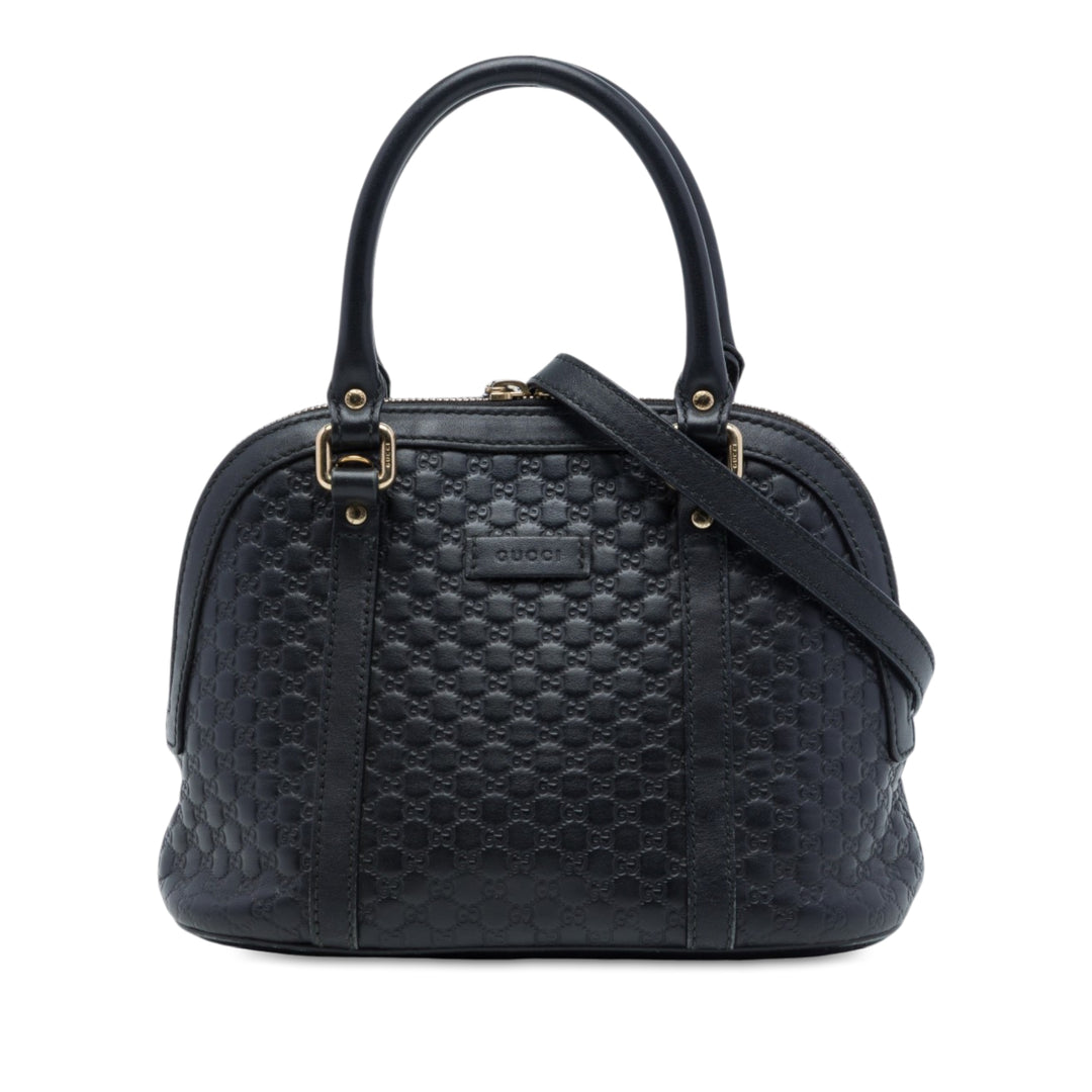Microguccissima Sac dôme Mini Noir