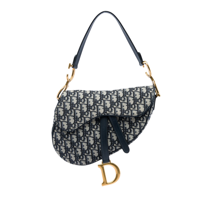 Saddle Sac Oblique Bleu
