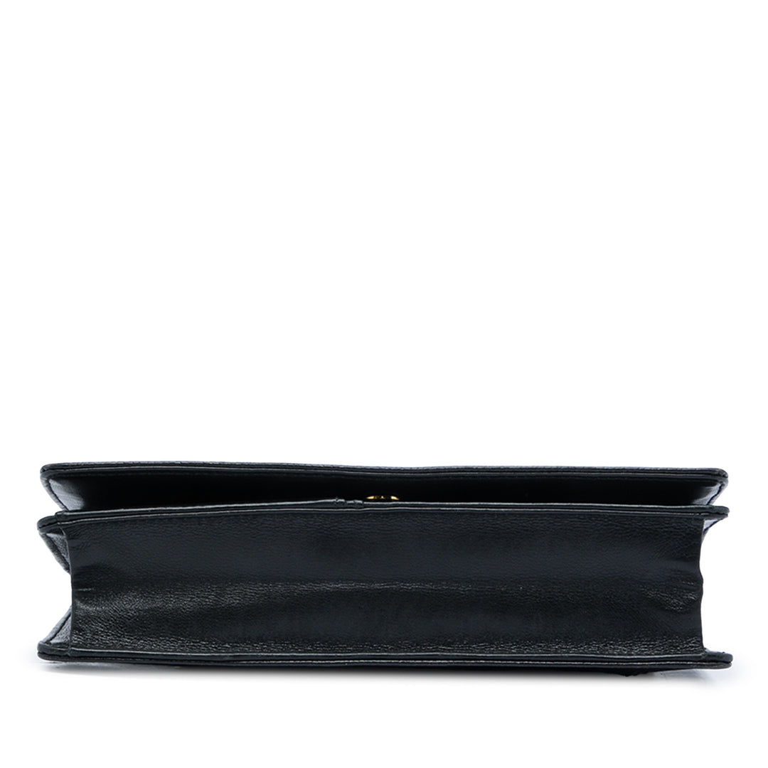 Chanel CC Wallet on Chain Cuir caviar