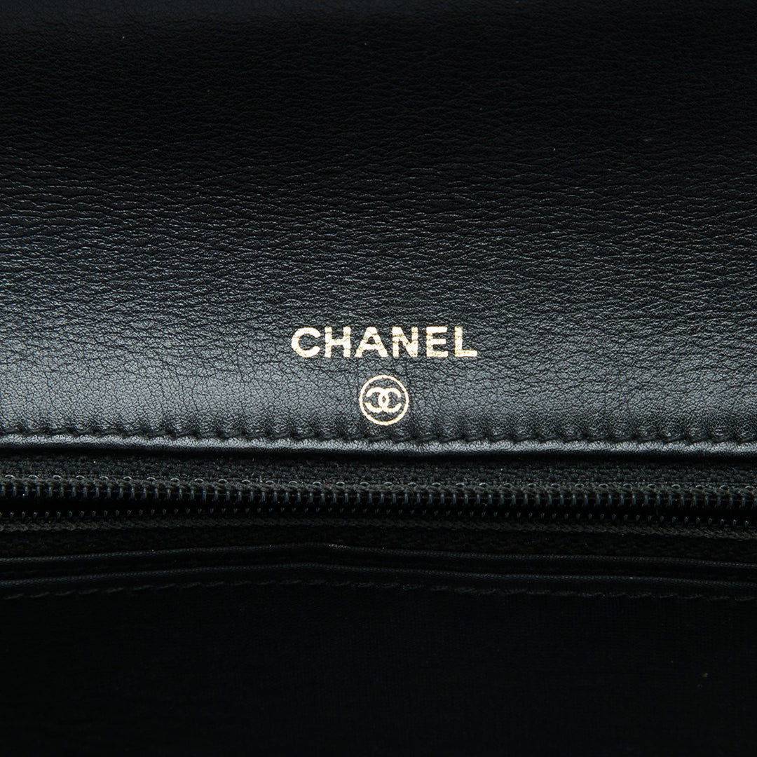 Chanel CC Wallet on Chain Cuir caviar