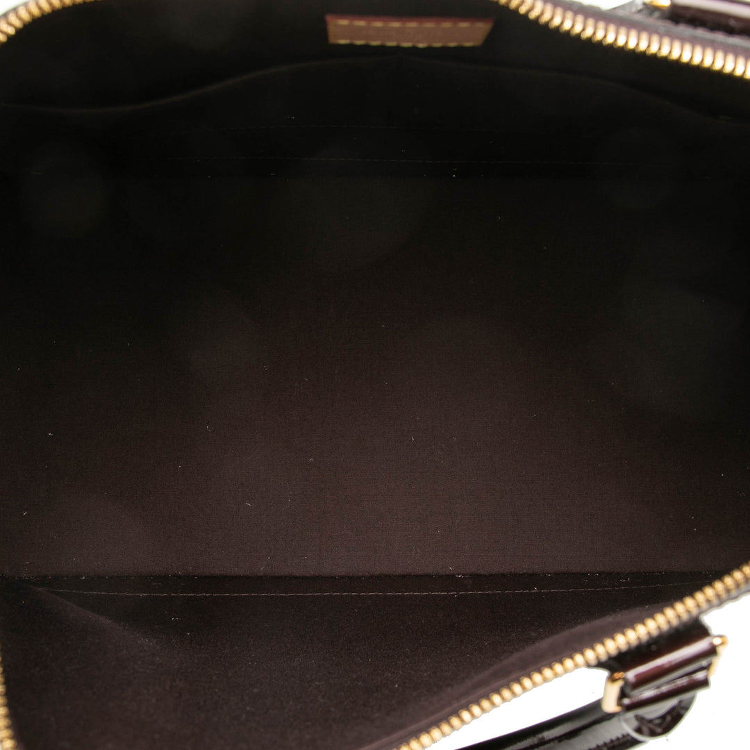 Alma GM Cuir verni Monogram Violet