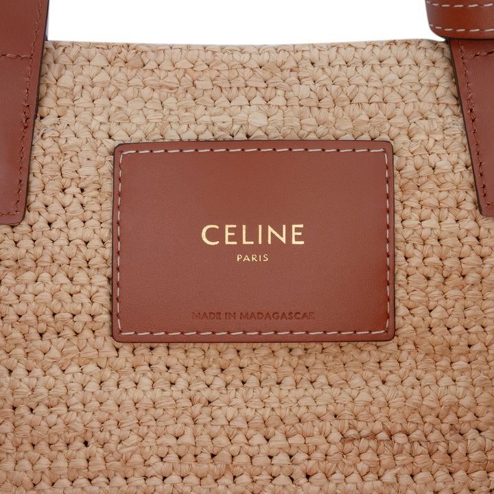 Celine Souple Triomphe Classic Panier Cabas Teen Beige – vue 5 – GABY PARIS