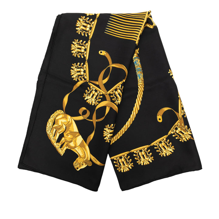 Les Cavaliers d Or Foulard 90 Noir