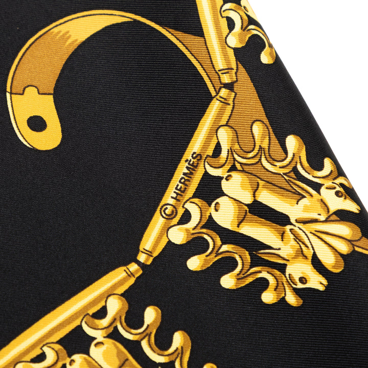 Les Cavaliers d Or Foulard 90 Noir