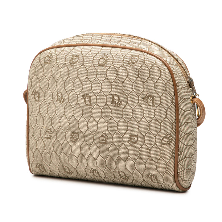 Dior Honeycomb Sac Toile enduite Beige – vue 2 – GABY PARIS