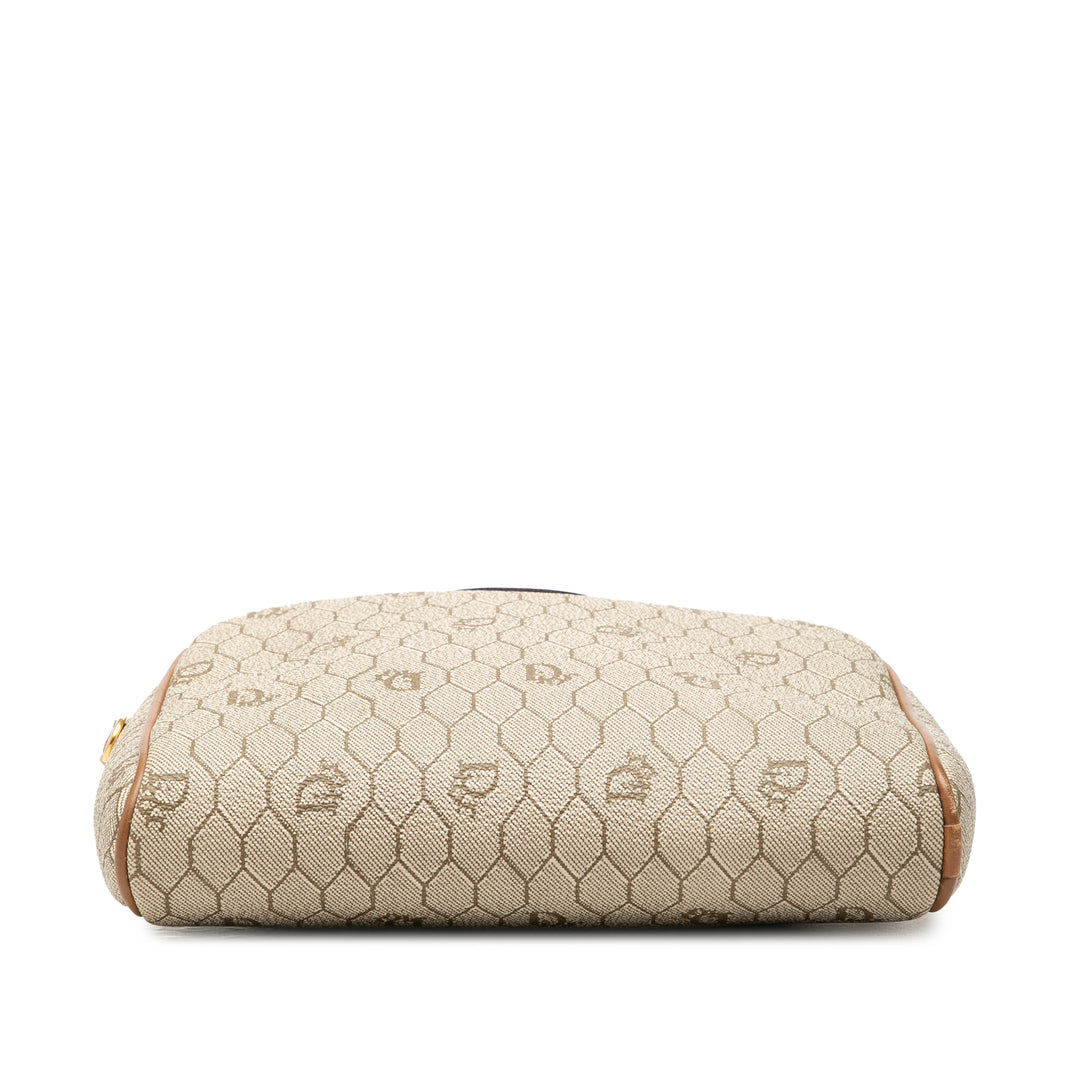 Dior Honeycomb Sac Toile enduite Beige – vue 3 – GABY PARIS