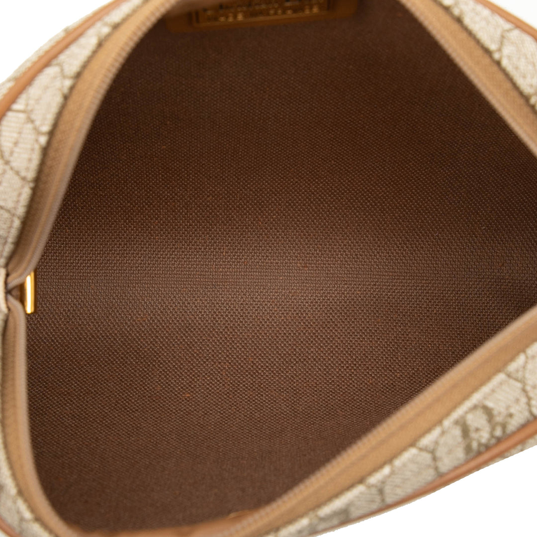 Dior Honeycomb Sac Toile enduite Beige – vue 4 – GABY PARIS
