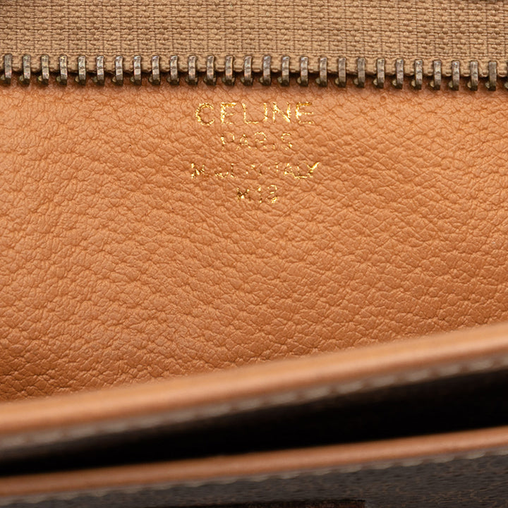 Celine Macadam Coated Toile Pochette