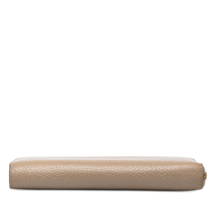 Louis Vuitton Portefeuille Comete Zippy taurillon Beige – vue 3 – GABY PARIS