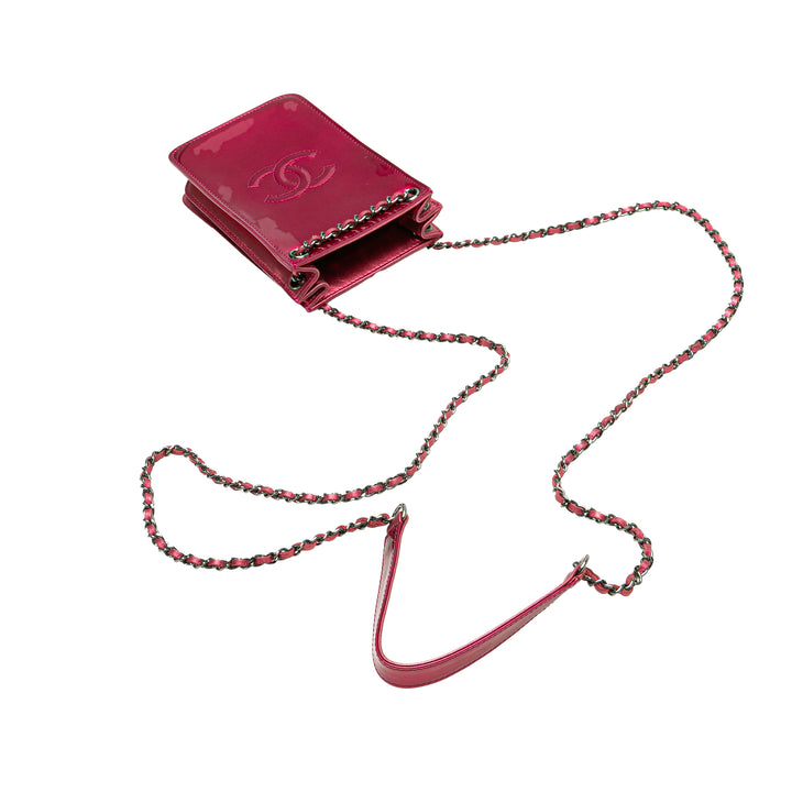Chanel CC Étui téléphone Sac Cuir