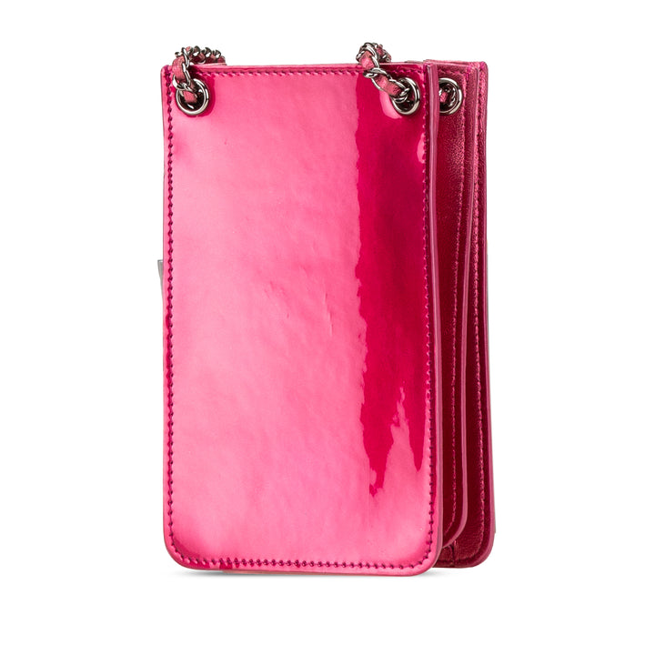 Chanel CC Étui téléphone Sac Cuir