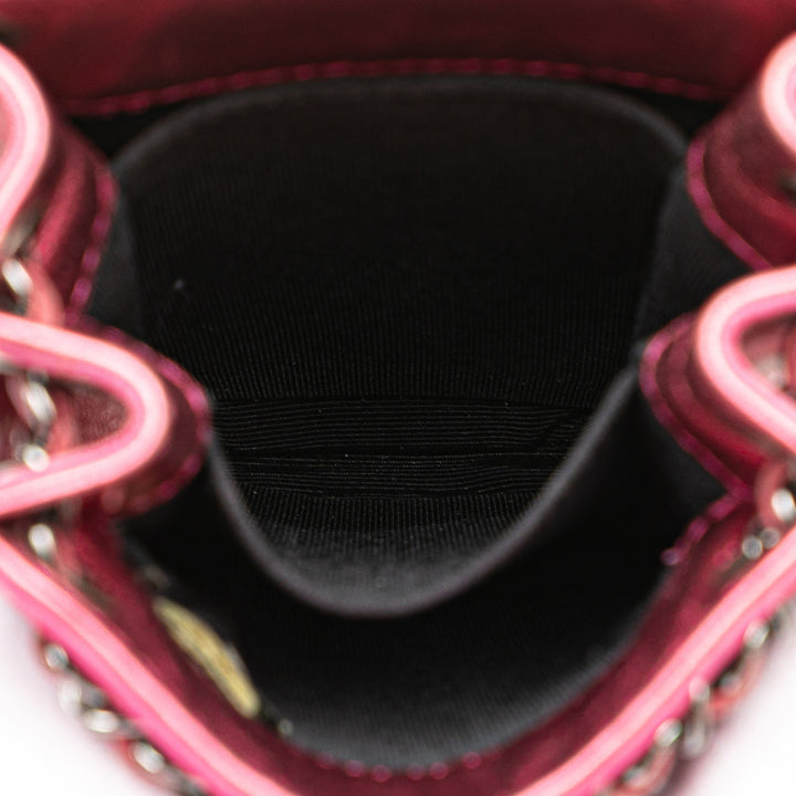 Chanel CC Étui téléphone Sac Cuir