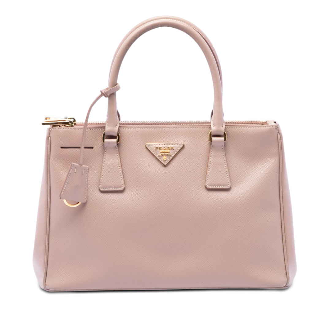 Prada Small Saffiano Lux Galleria Double Zip Sac