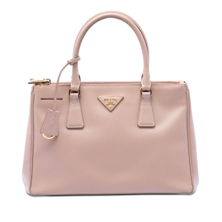 Prada Small Saffiano Lux Galleria Double Zip Sac