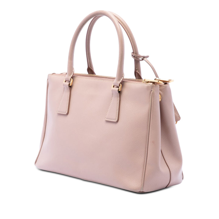 Prada Small Saffiano Lux Galleria Double Zip Sac