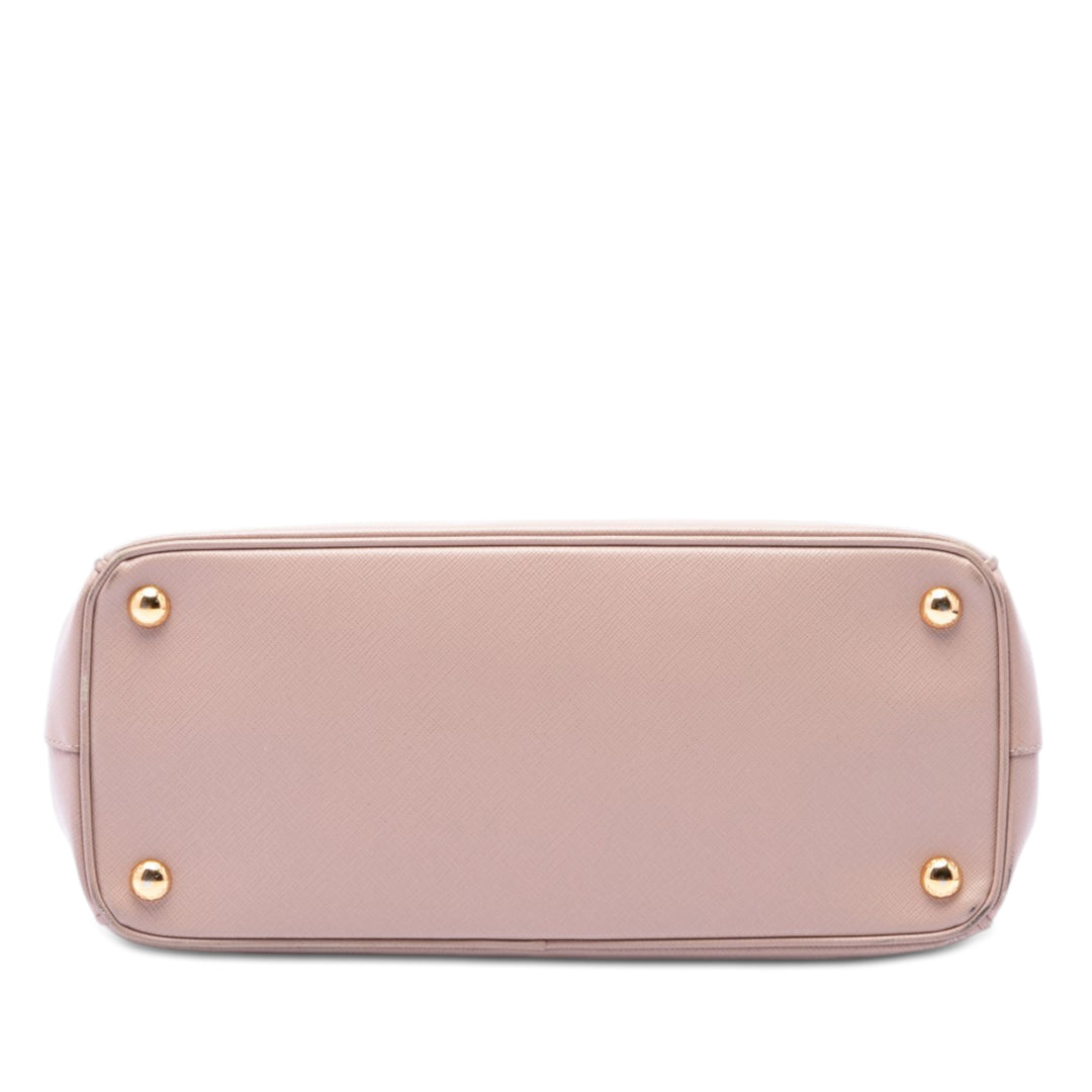 Prada Small Saffiano Lux Galleria Double Zip Sac