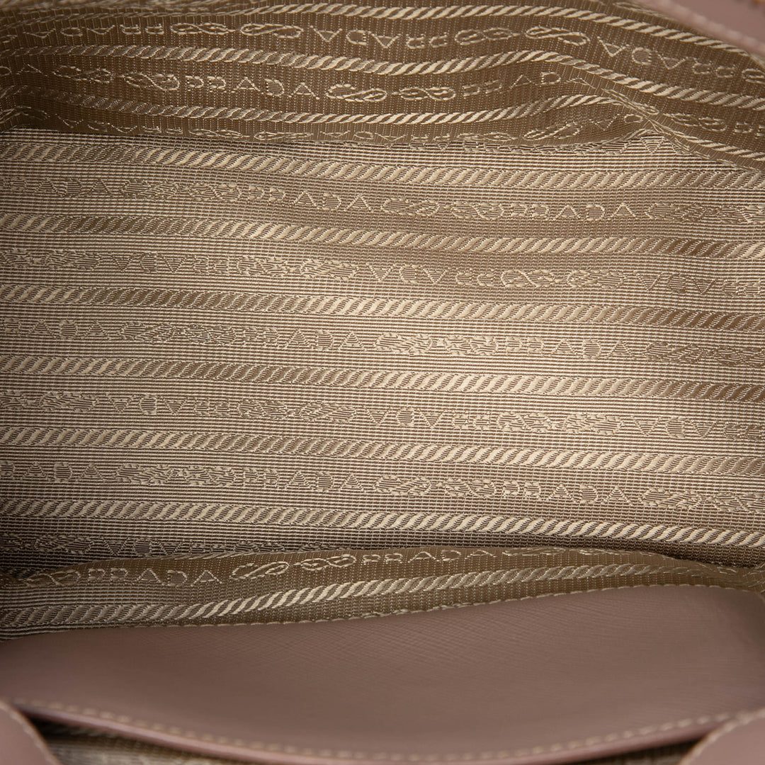 Prada Small Saffiano Lux Galleria Double Zip Sac