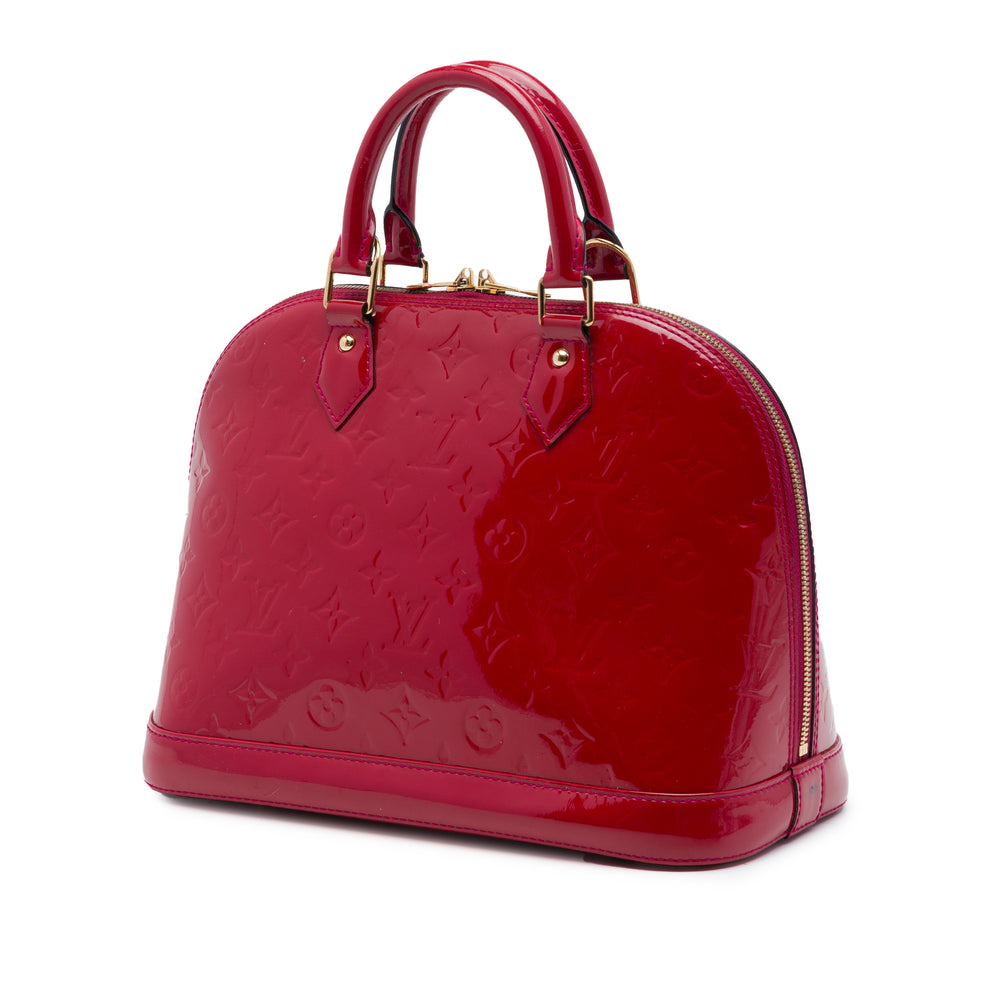 Louis Vuitton Alma PM Cuir verni Monogram Rose – vue 2 – GABY PARIS