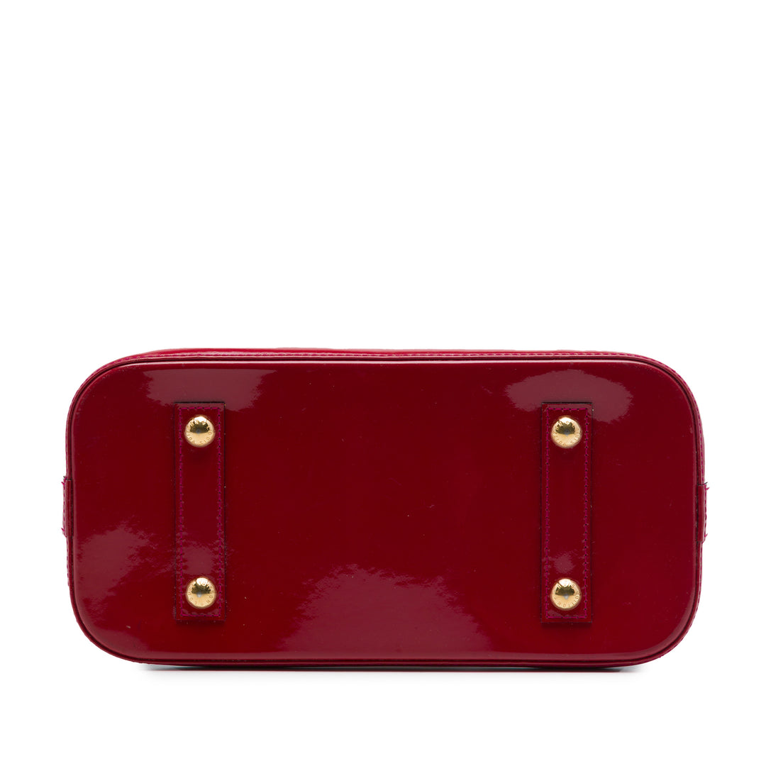 Louis Vuitton Alma PM Cuir verni Monogram Rose – vue 3 – GABY PARIS