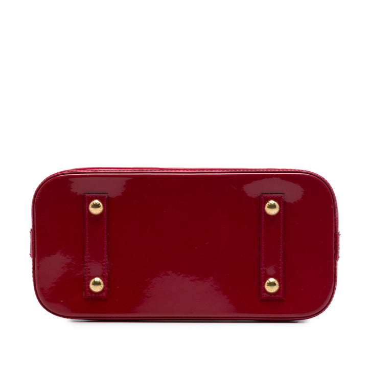 Louis Vuitton Alma PM Cuir verni Monogram Rose – vue 3 – GABY PARIS