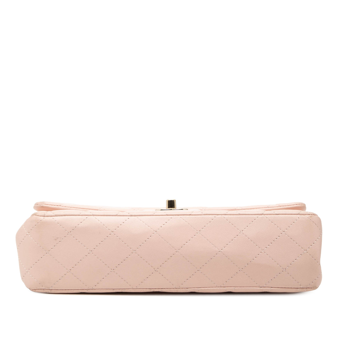 Chanel Medium Classic Cuir d’agneau Double rabat