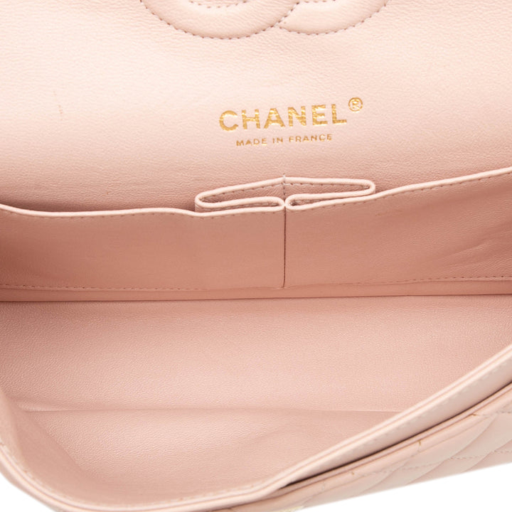 Chanel Medium Classic Cuir d’agneau Double rabat