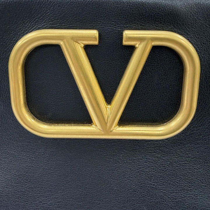 VLogo Trousse de maquillage Cuir de veau Noir