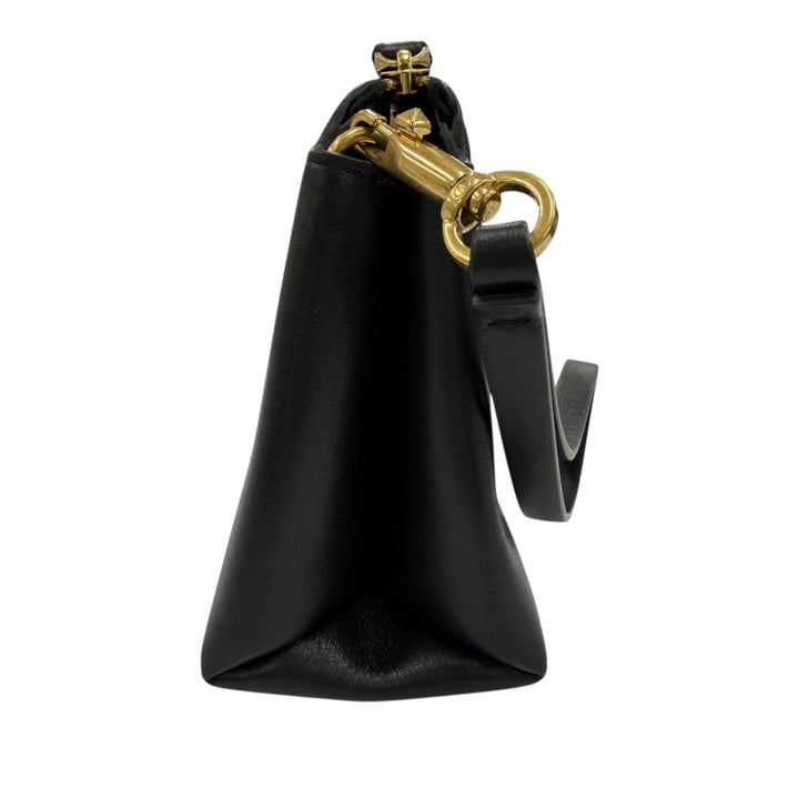 VLogo Trousse de maquillage Cuir de veau Noir