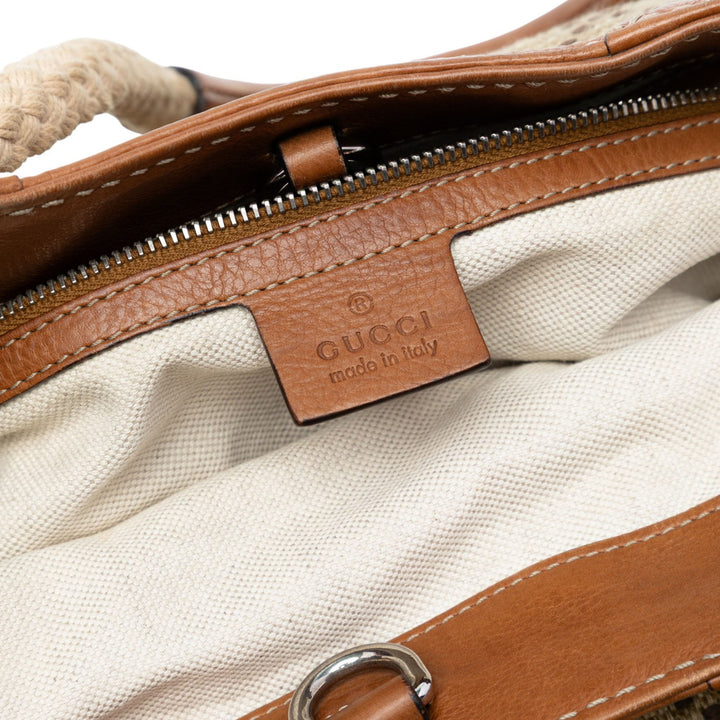 Gucci Diamante Toile Maui Hobo Sac