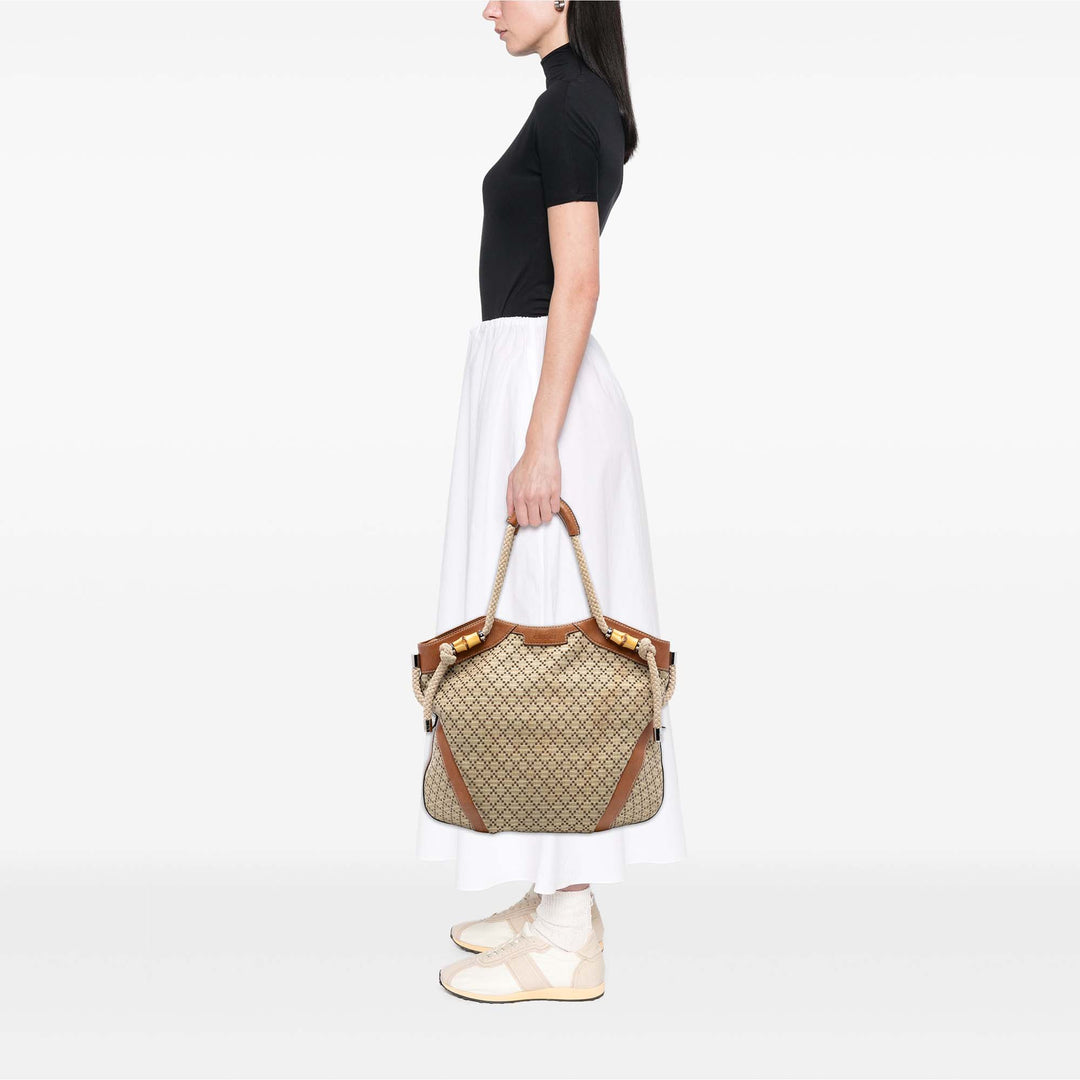 Gucci Diamante Toile Maui Hobo Sac