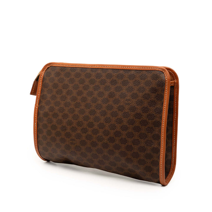 Celine Macadam Coated Toile Pochette