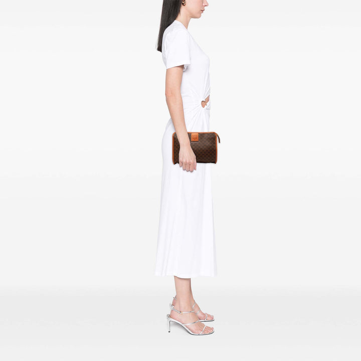 Celine Macadam Coated Toile Pochette