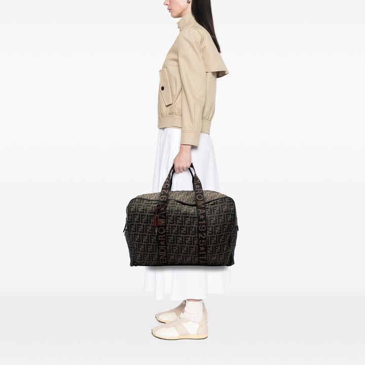 Fendi Zucca Toile Roma 1925 Sac de voyage