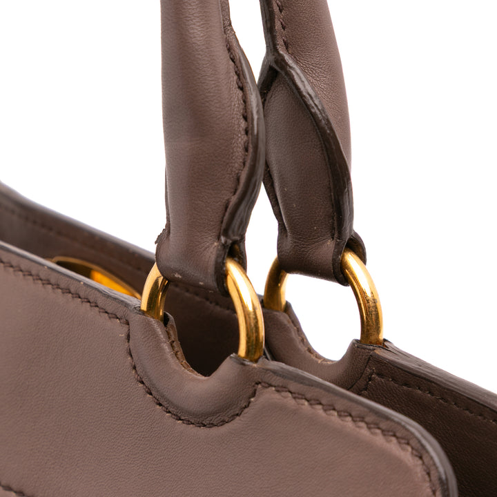 Miu Miu Matelasse Leather Turnlock Cabas Noir – GABY PARIS Authentique