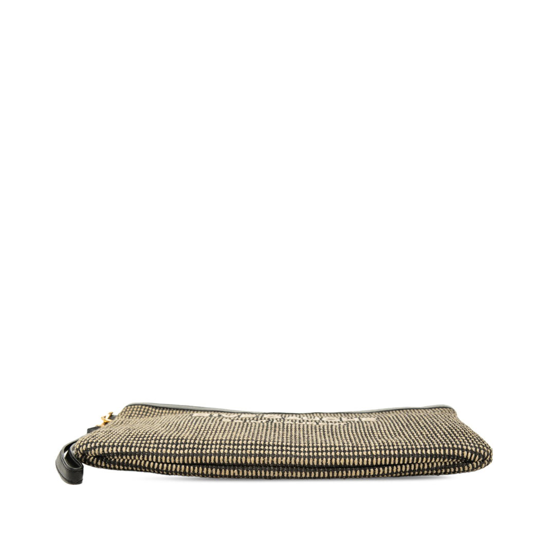 Saint Laurent Raffia Rive Gauche Pochette