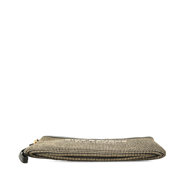 Saint Laurent Raffia Rive Gauche Pochette